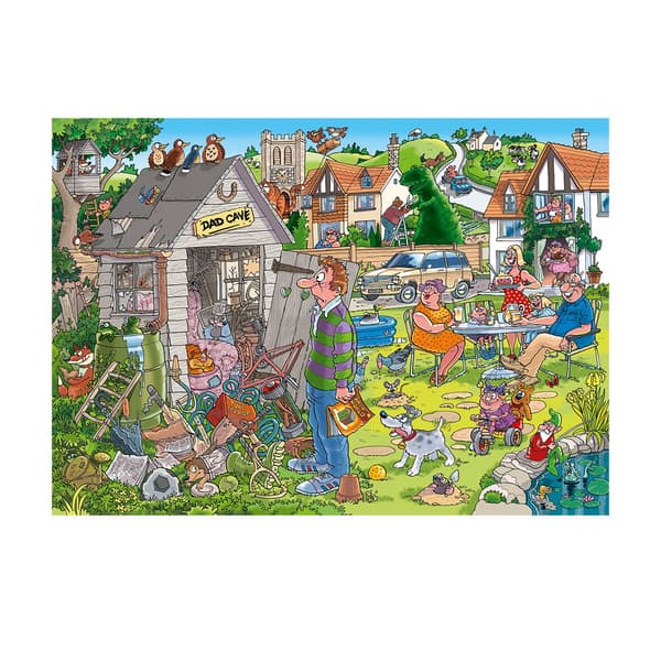 28 Dad Cave Puslespil 1000 multifarvet Multifärg multicolor