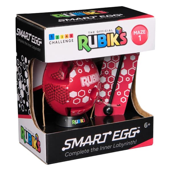 Rubikin Smart Egg -labyrintti 1 Punainen Röd red