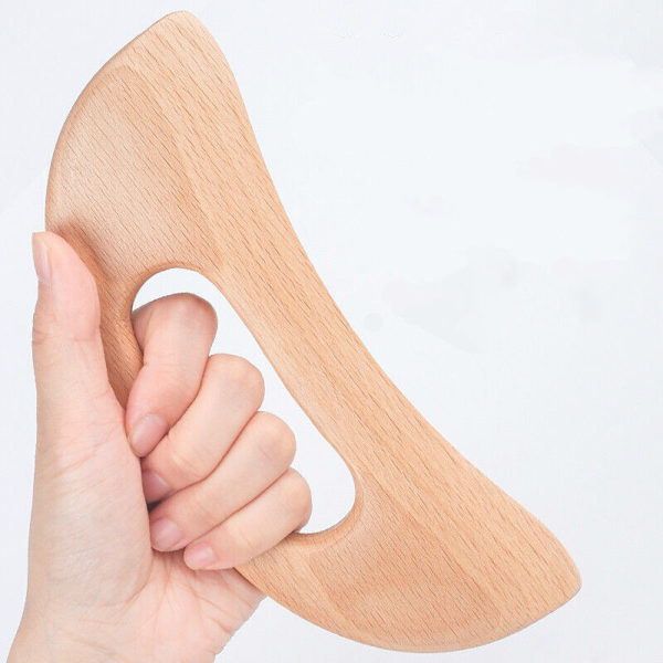 Gua Sha Skrapa Stor Trä