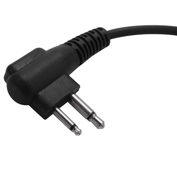 10x 2-Pin Avansert D-Format Clip-on Ørepropp PTT Headset Mikrofon for 2-veis Radio GP88S GP300 GP68 GP20