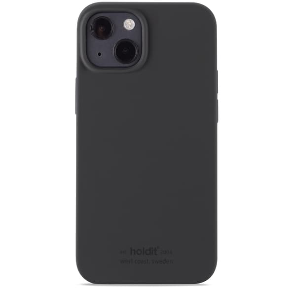 Hot tilbud til lav pris! iPhone 13 Mini - Holdbart Mobilcover Silikone - Sort Black-Glad Black Black