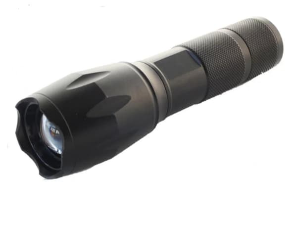 T6 Zoom LED-taskulamppu, musta Svart Svart