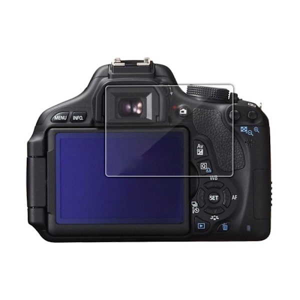 Screen Protector for Canon EOS 600D/200D - 2 Pack Tempered Glass