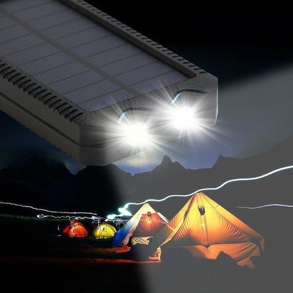 Solar PowerBank / Laddare - 10 000 mAh Solcellsladdare