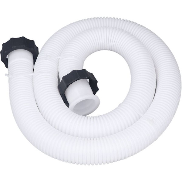 Ersättningsslang för poolpump för Intex 1,5 tum diameter Ersättningsslang för ovanjordspooler Vit 1,5 m/4,9 fot