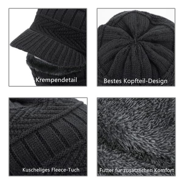 Balaclava vinterjakke med fleksibel hals - supervarm