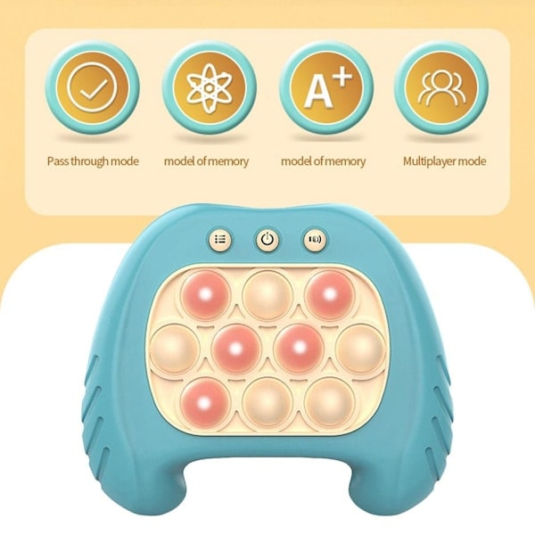 Snabb Trykk Puslespillmaskin Pop Fidget Leke Boble Leke R?D Y rød
