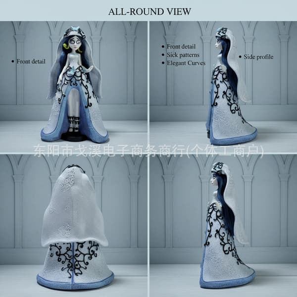Monster High Tim Corpse Bride Emily Skullector -nukke