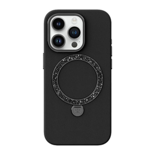Joyroom PN-15L2 Dancing Circle Cover til iPhone 15 Pro (Sort)