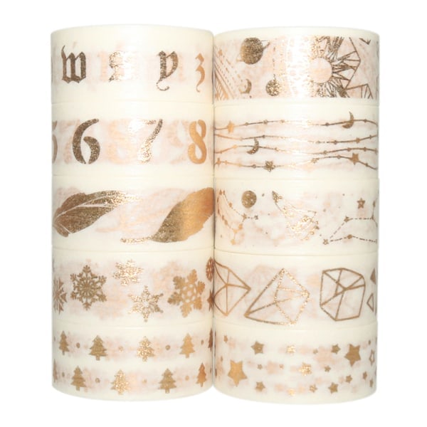 Decorative Washi Tape Set for DIY - 20 Rolls