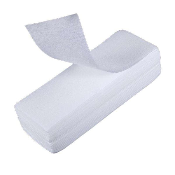Voksstrips for hårfjerning 100 stk Vit White