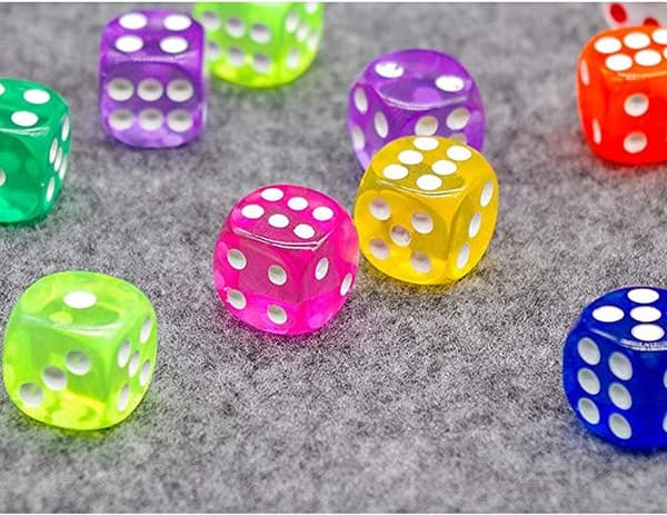100 kpl - Nopat - Pelinopat multifärg multicolor