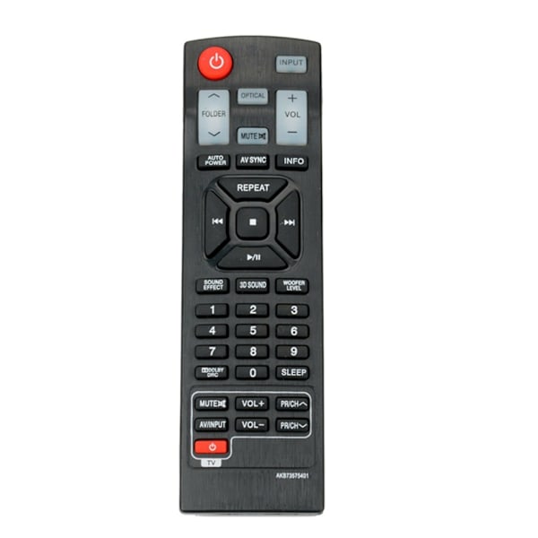Multifunksjonell Smart Fjernkontroll Erstatningsfjernkontroll for LG Soundbar AKB73575401 NB5540 NB4540 NB3530A