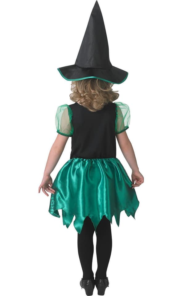 Häxklänning (3-4 år) halloween klänning häxa 350