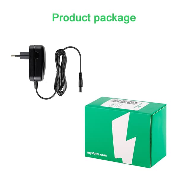 9V myVolts erstatningsstrømforsyning kompatibel med Dymo LabelMANAGER 150 etiketprinter