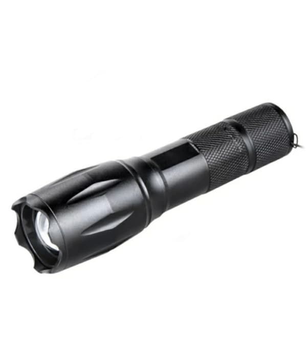 T6 Zoom LED-taskulamppu, musta Svart Svart