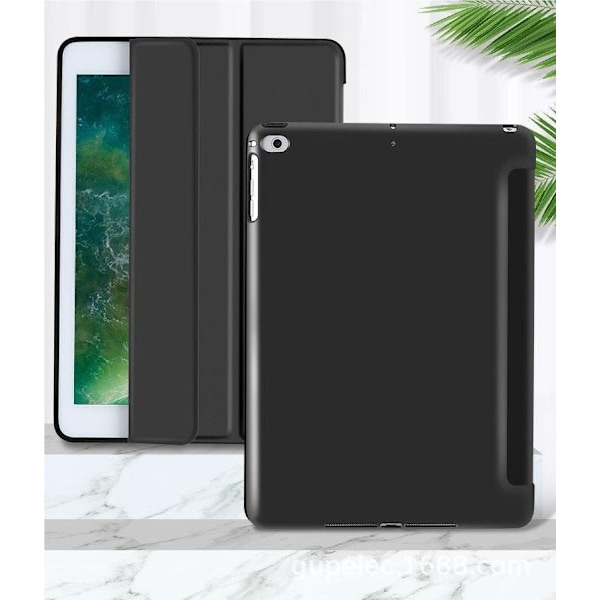 iPad 6 / 5 Sukupolven Kotelo Taitettava Musta