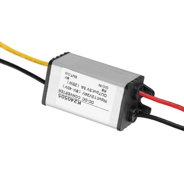 DC-DC 12V/24V til 5V 5A nedtrappingsomformer strømmodul