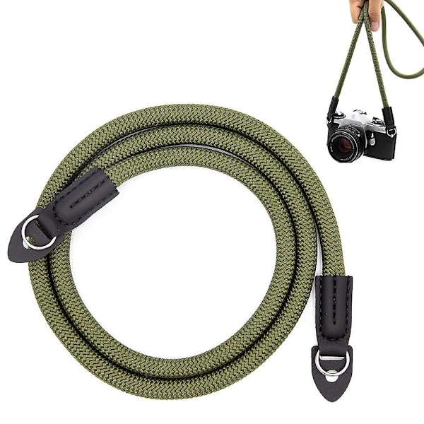 Kamerarem Vintage 105cm Nylon Klatretov Kamerarem Hals Skulderrem Til Micro Single Og Dslr Kamera