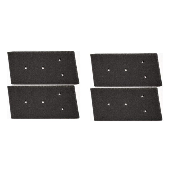 Filter för torktumlare 4-pack Whirlpool 481010716911 Svart