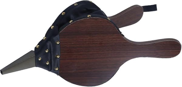 Manuell Eldstadbälg i Trä Kompatibel med Grill Utomhusmatlagning 40 x 17,5 cm