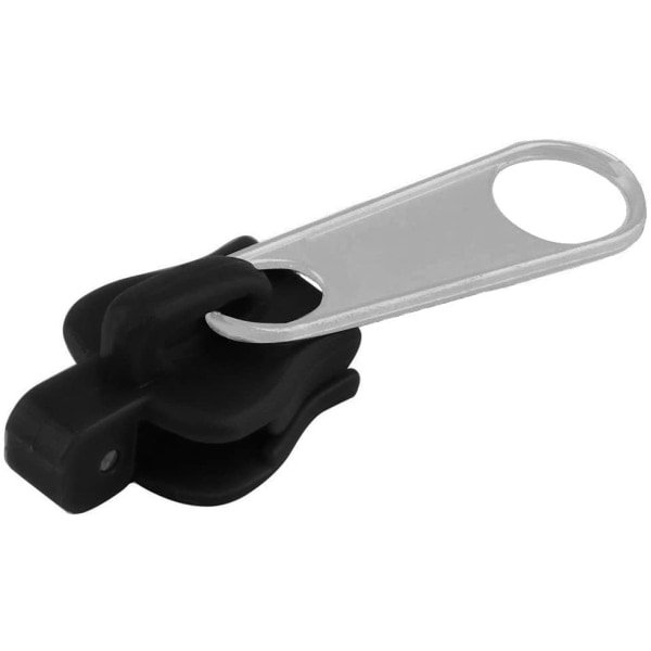 Dragkedjelöpare 6-pack/3 storlekar Svart