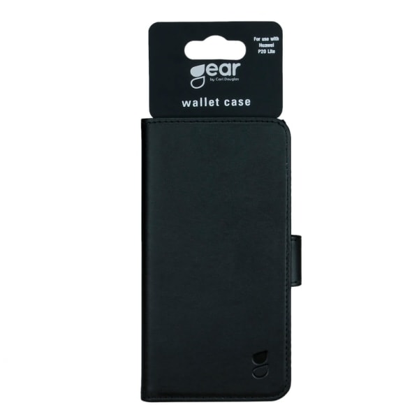 Mobilcover 3 Kortlommer Sort - Huawei P20 Lite 2018