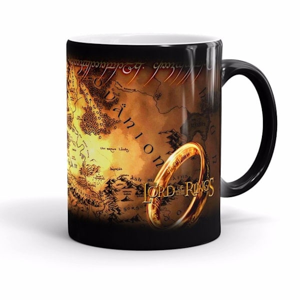 Lord of the Rings Färgskiftande Mugg Keramisk Kaffemugg Termisk Tekopp Nyhetspresent