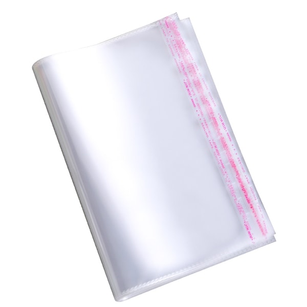 100 st - Självhäftande Produktpåsar 28 x 45 cm - Genomskinliga