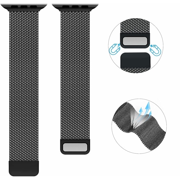 Apple Watch -ranneke - Loop Silver 42/44/45mm -