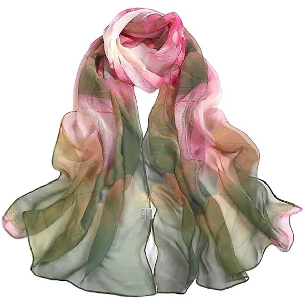 Stycken Sjalar för Kvinnor Lätta Scarves Mode Blommönstrad Sjal Semestergåvor Scarf