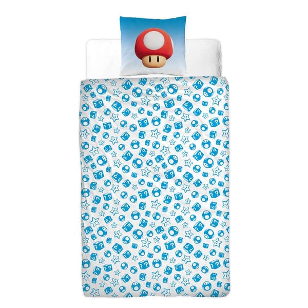 Super Mario -elokuvan sängynpeittosetti 150x210cm monivärinen multicolor multicolor