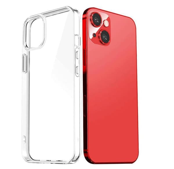 Yhteensopiva iPhone 13/14 Läpinäkyvä Kuori Ohut Basic™ Transparent transparent