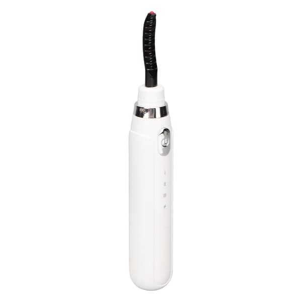Oppvarmet øyenvippebøyer USB oppladbar 3 oppvarmingsmoduser Langvarig Quick Curling Lash Curler Tool Hvit