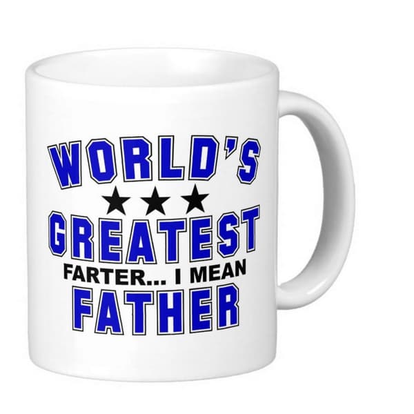 Mugg - Världens bästa pruttare, jag menar pappa