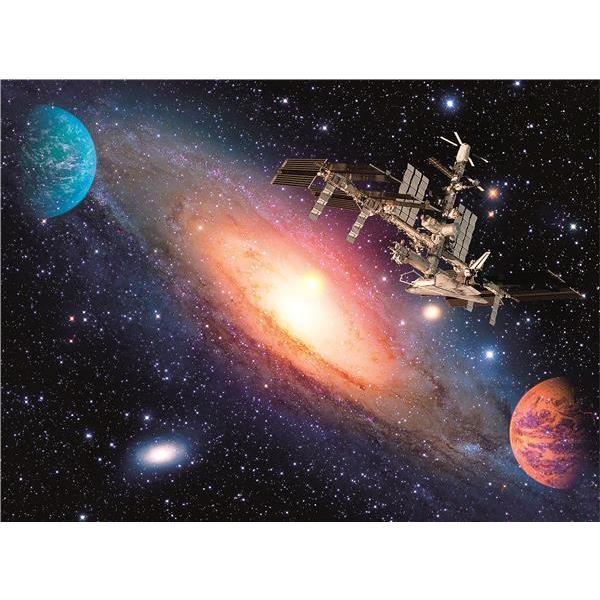 Internasjonal romstasjon puslespill 500  35075 multifärg multicolor