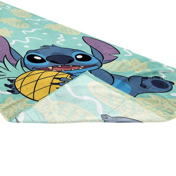 Lilo ja Stitch Ananasparatiisi Rantapyyhe Blå grön