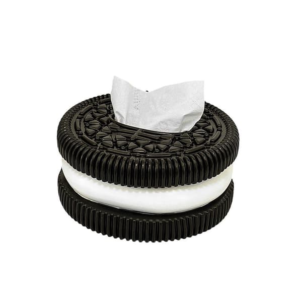 Oreo tissueboks, borddekoration til stuen