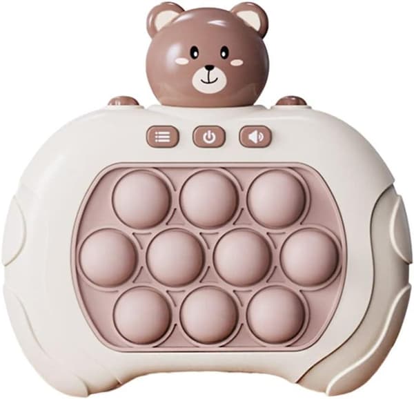 Spill - Pro Light Up Game Quick Push Fidget Spel Brun Brown BRUN BJÖRN