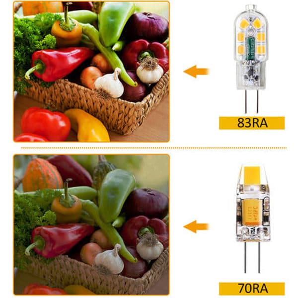 G4 LED-lamper 12-pakning varmhvit