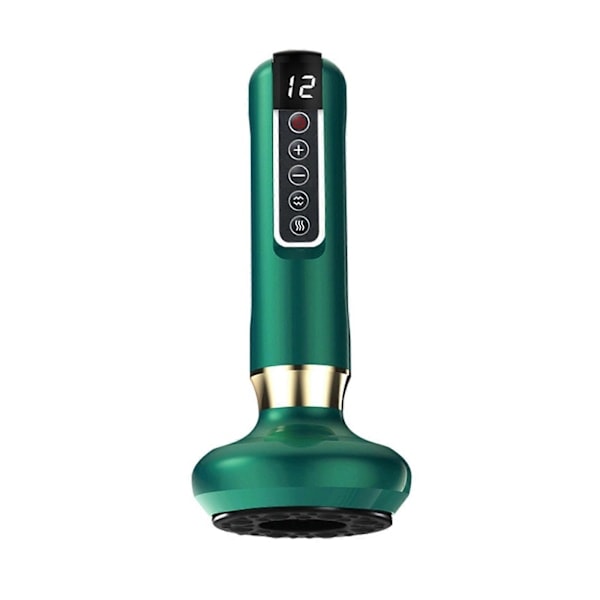 Cupping Set, Gua Sha Massage, Värme- och Tryckavlastning med 12 Inställningar, Smart Bärbar Cupping, Uppladdningsbart Cupping Massageverktyg