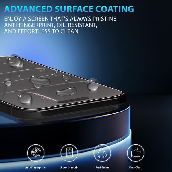 2-pack Compatible with iPhone 17 Air Screen Protector - Tempered Glass 9H - Super Quality 3D iPhone 17 Air