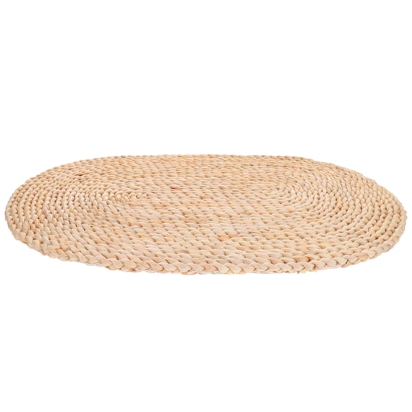 1 st Stickad Underlägg Flätad Absorberande Rattan Bord Underlägg för Dekorationer