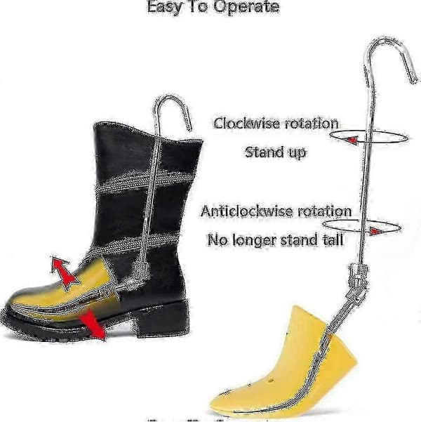 Shoe Stretcher Compatible with Boots Adjustable Shoe Trees that Stretch Hiking and Work Boots