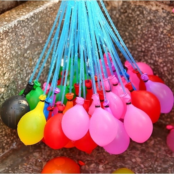 111 stk Vannballonger - Ballonger - Fyll ballongene på 1 minutt multifärg Multicolor