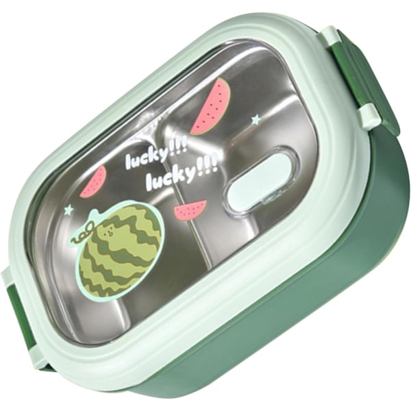 Bento Lunchbox, Tålig Termisk Lunchlåda i Rostfritt Stål, Säker, Portabel för Kontoret