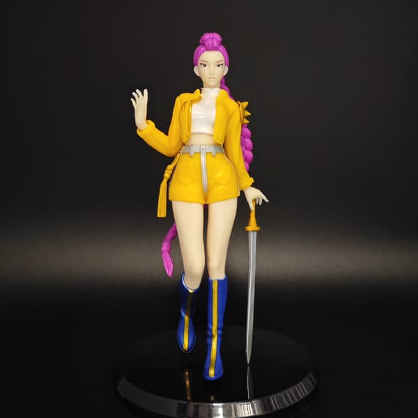 K-Pop Demon Hunters Samlefigur | Skrivebordsmodell & Fan Merchandise Option A (Yellow)