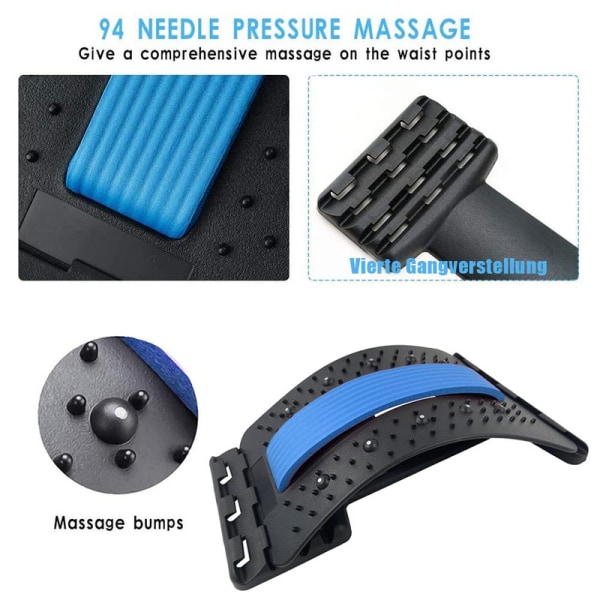back stretcher, back massage and support, back stretch, adjustable