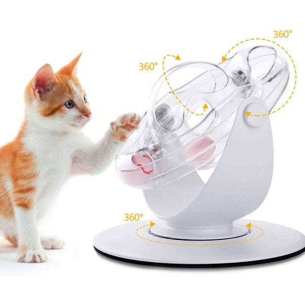 Cat Toy Balls Trackball med 360° Spinning Trackleksaksbollar Fyndiq