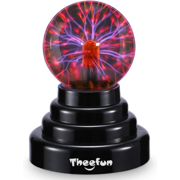 Plasmaboll, Touch Sensitive Magic Electric Globe Ball, Electric Ball, 7,5 cm Plasma Ball,